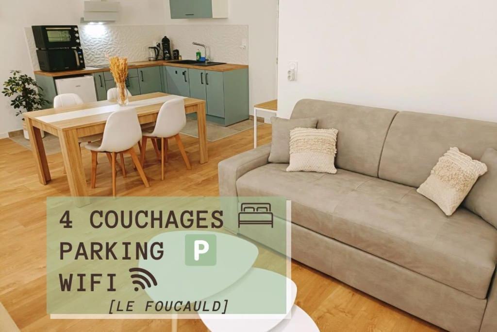 Le Foucauld 4 Canapes, Parking, Wifi Leilighet Lourdes Eksteriør bilde